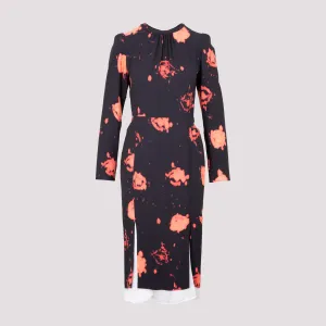 Marni Crewneck Printed Dress