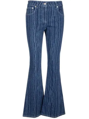 Marni Printed Flared Jeans