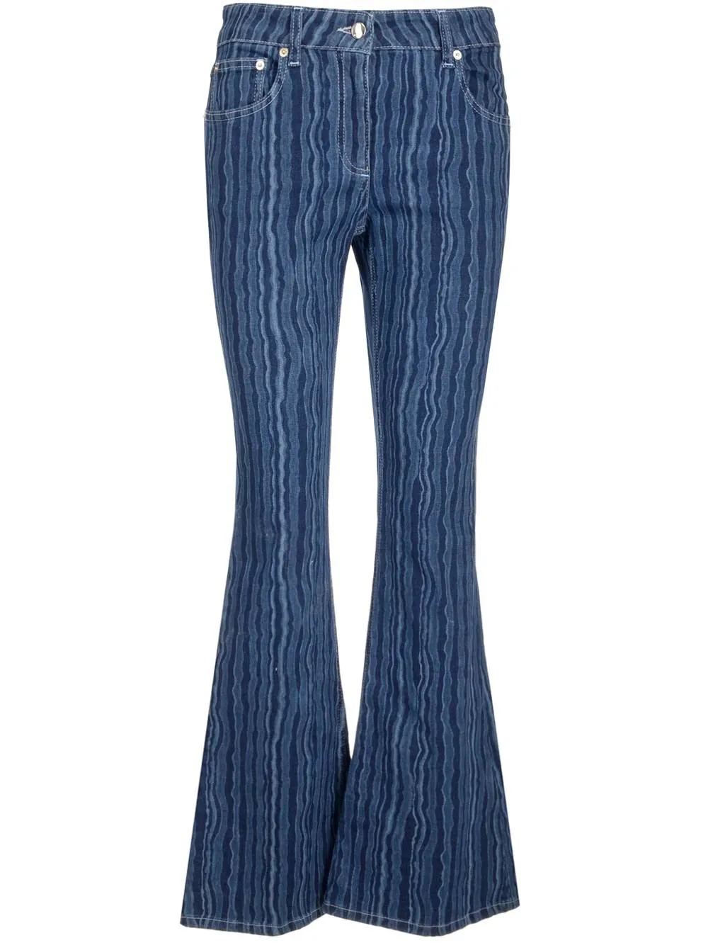Marni Printed Flared Jeans