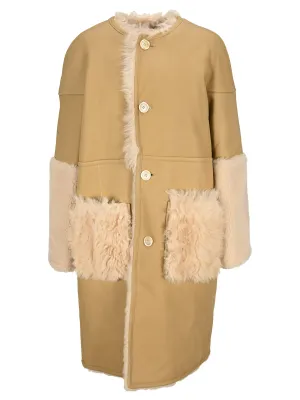 Marni Shearling Panelled Coat