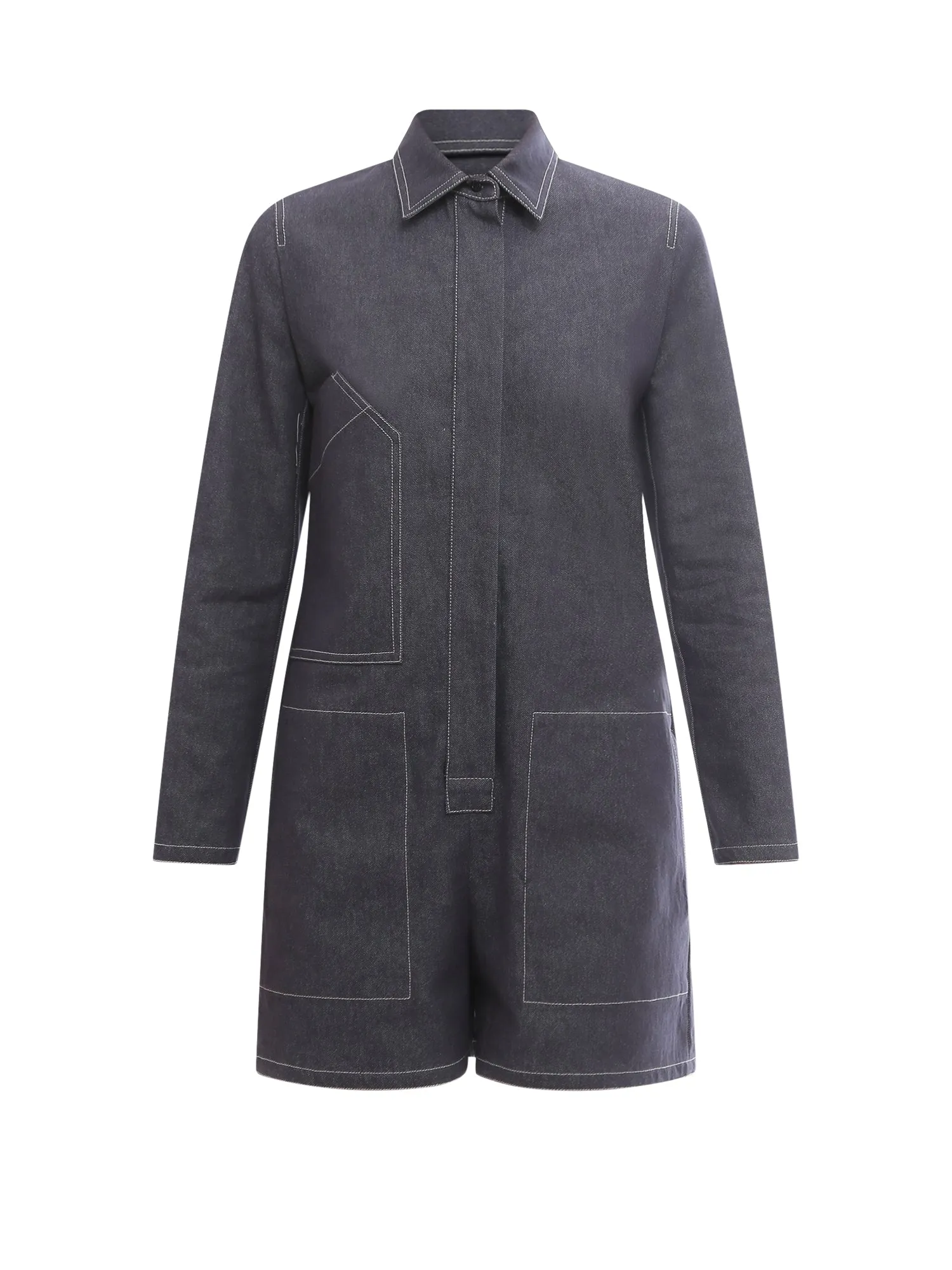 Max Mara Stitched Denim Jumpsuit