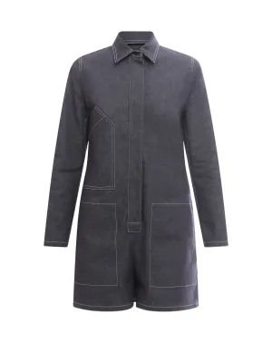 Max Mara Stitched Denim Jumpsuit