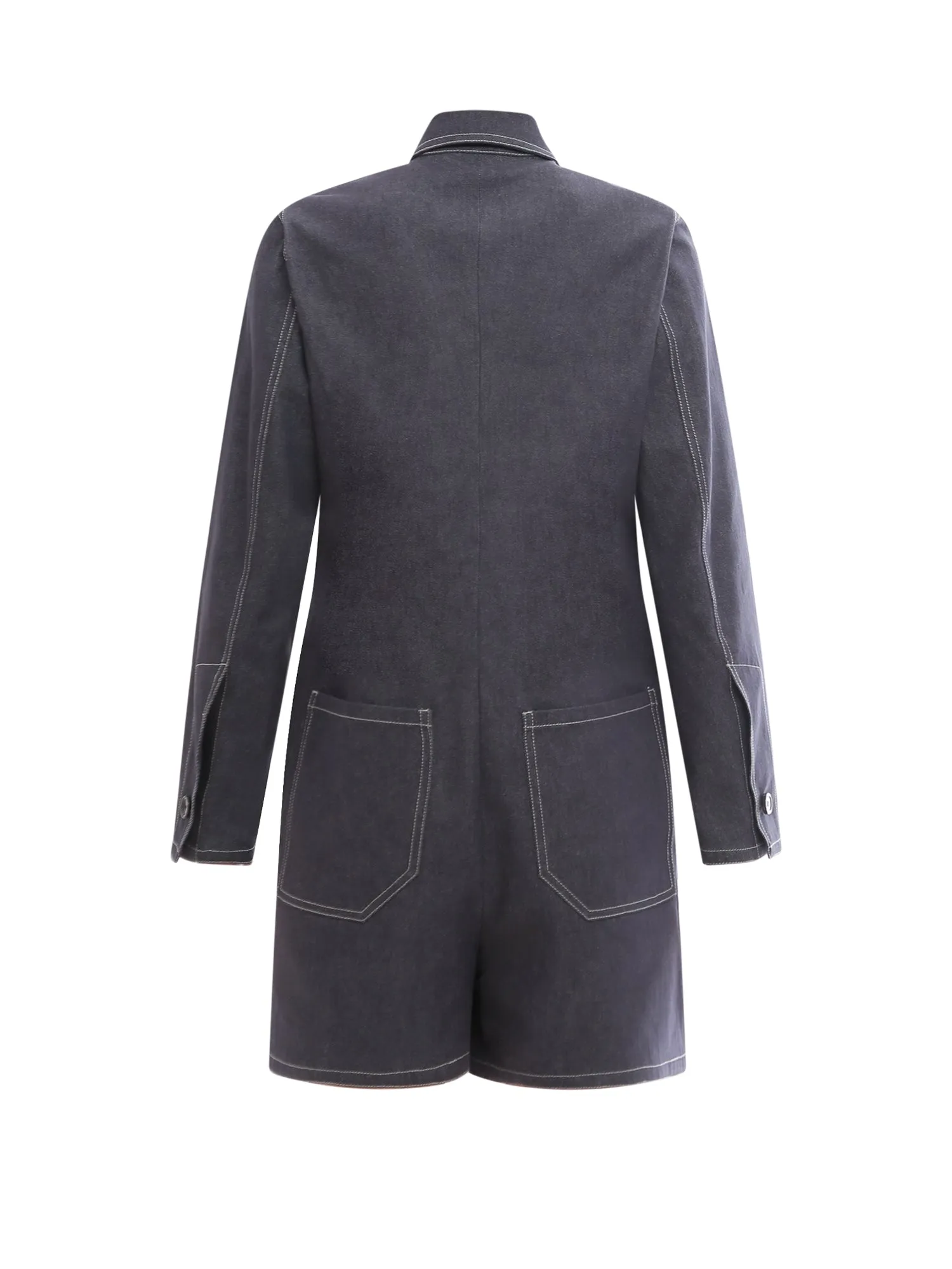 Max Mara Stitched Denim Jumpsuit
