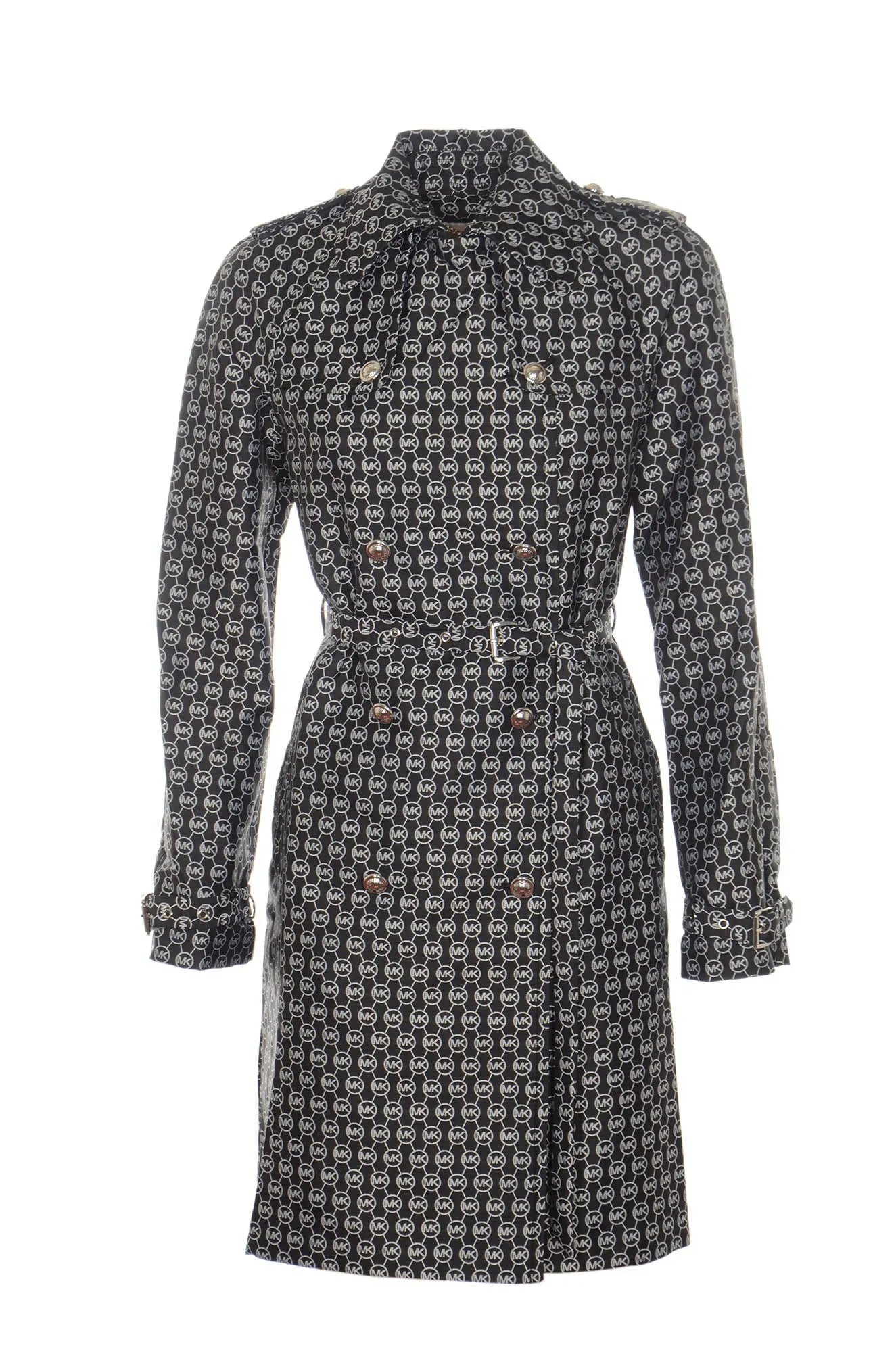 Michael Kors Double-Breasted Belted Coat