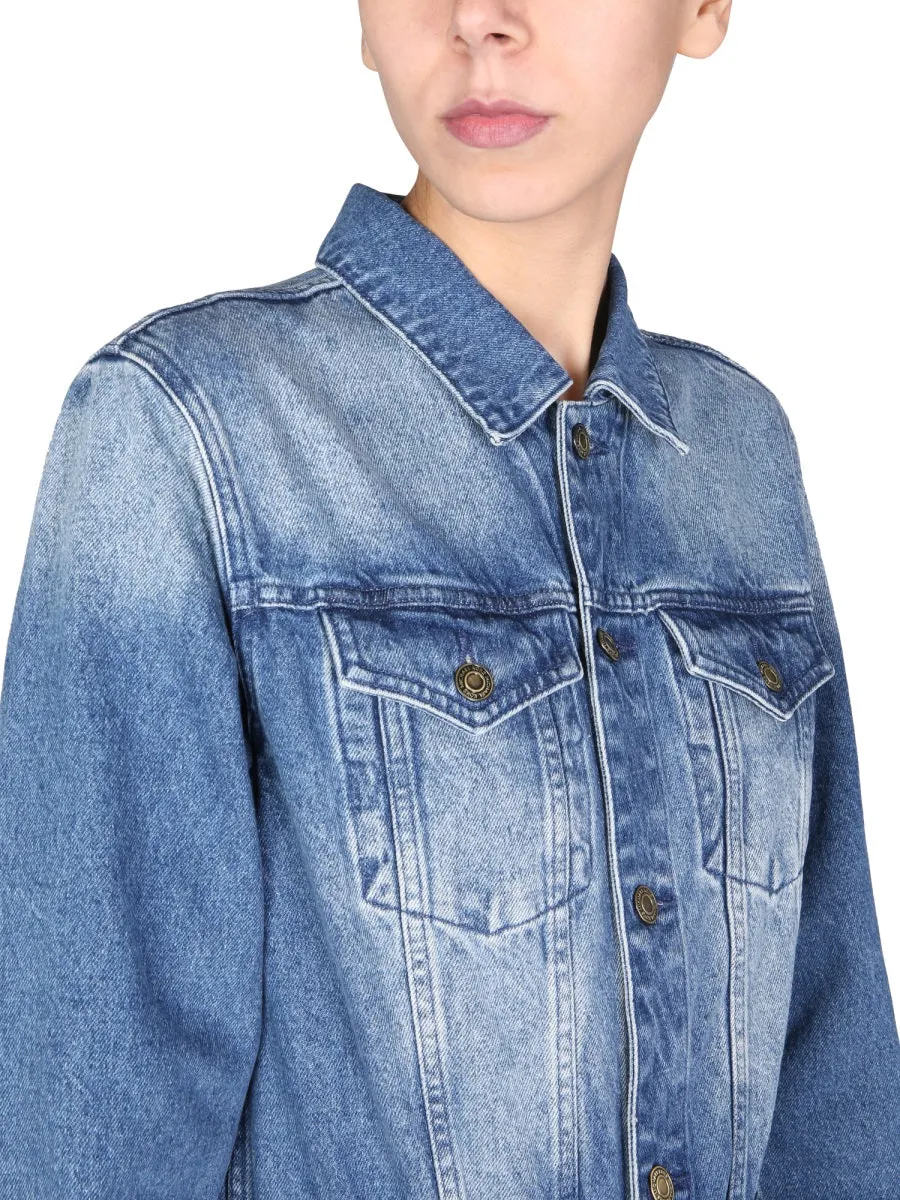 Michael Michael Kors Buttoned Denim Jumpsuit