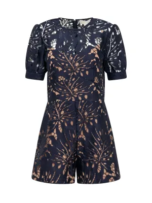 Michael Michael Kors Cut-Out Detail Laced Jumpsuit
