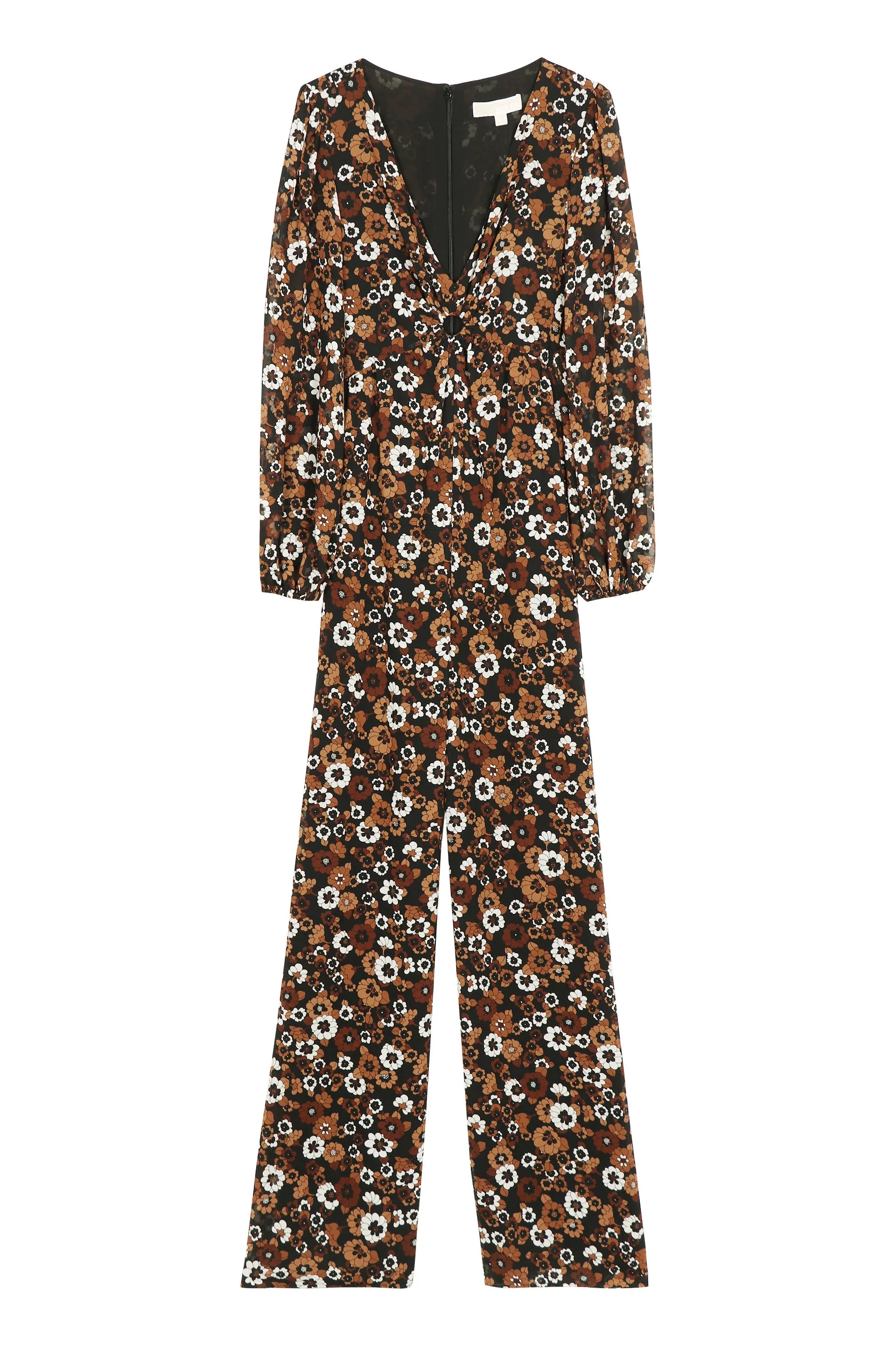 Michael Michael Kors Georgette Floral Jumpsuit