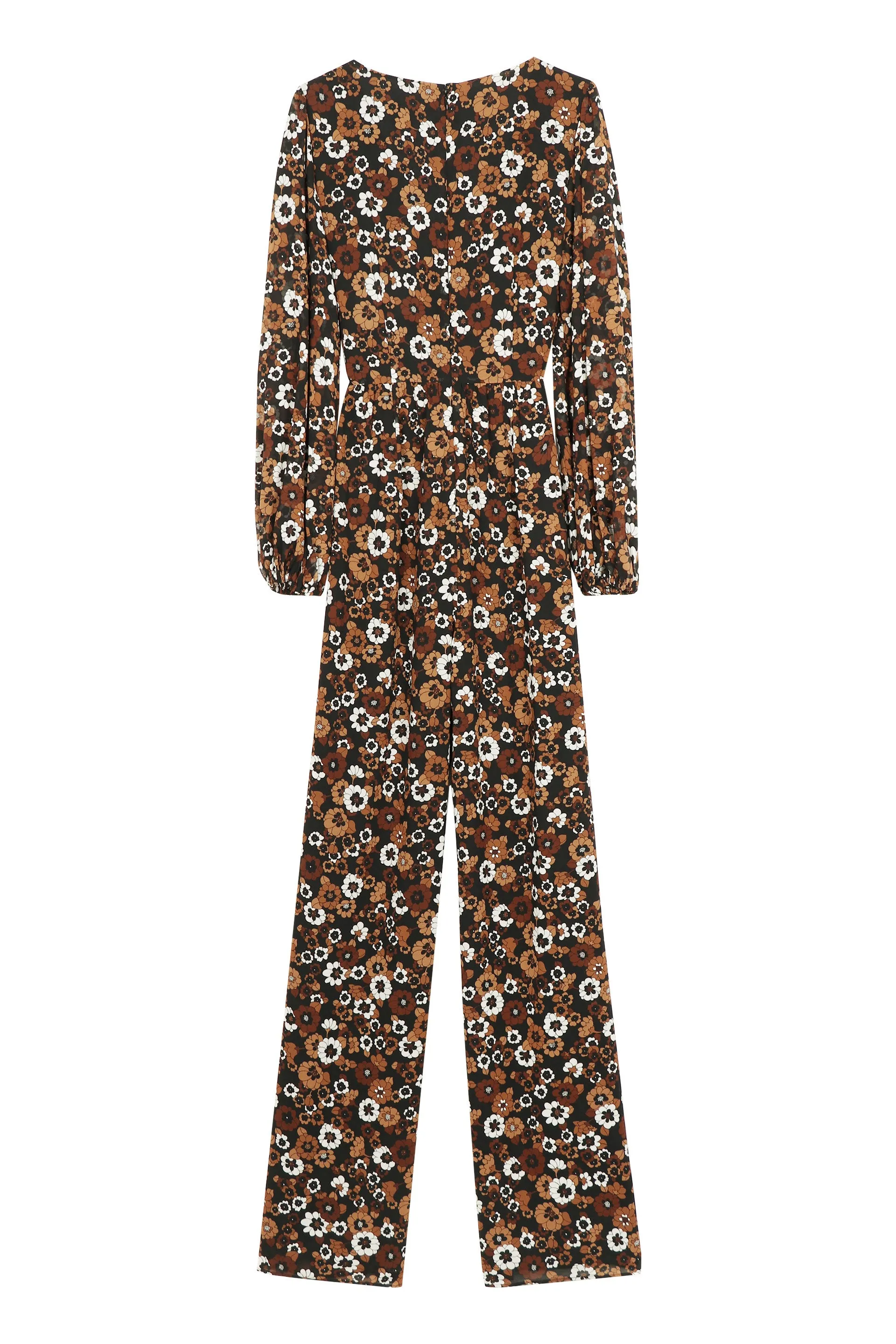 Michael Michael Kors Georgette Floral Jumpsuit