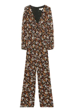 Michael Michael Kors Georgette Floral Jumpsuit