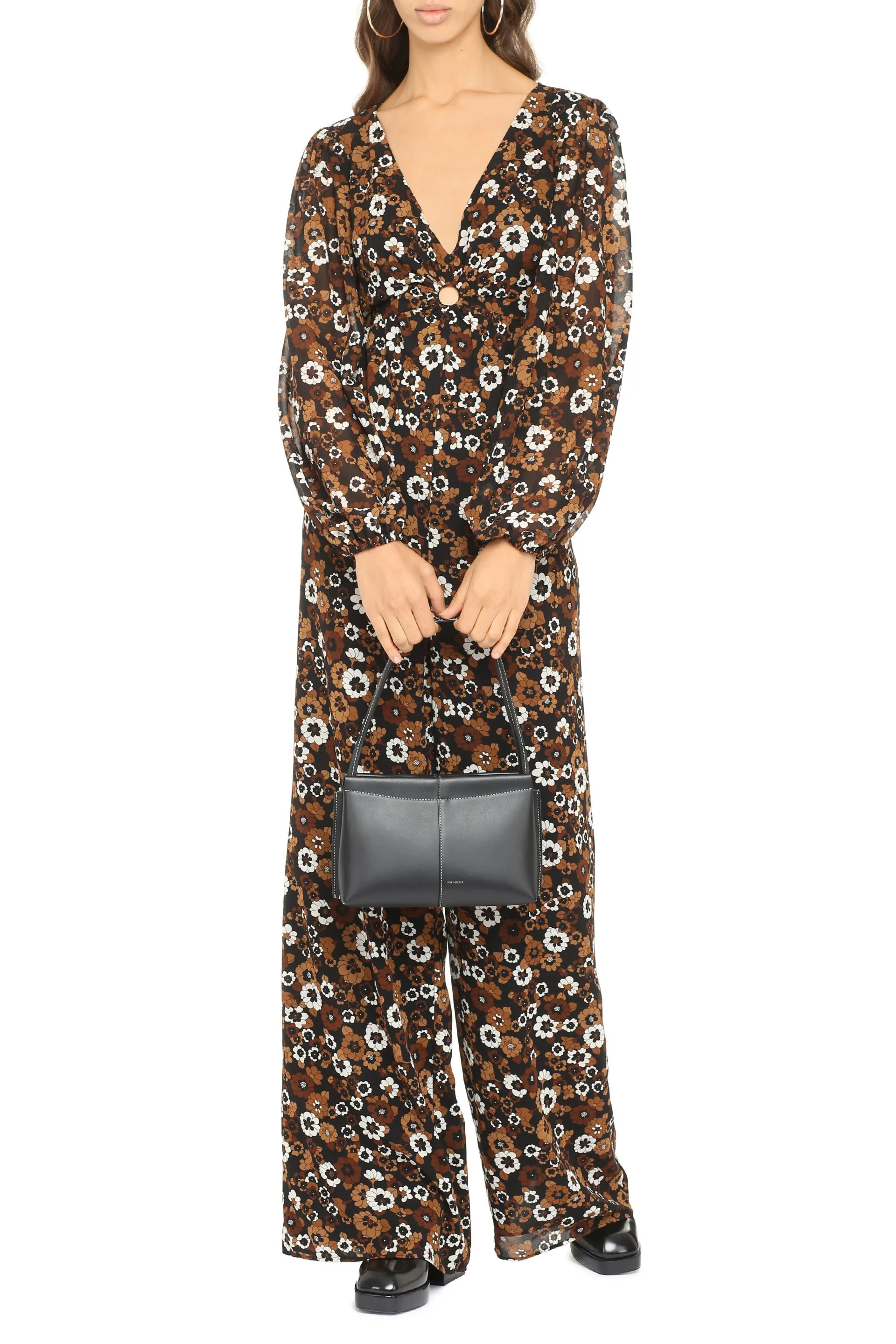 Michael Michael Kors Georgette Floral Jumpsuit