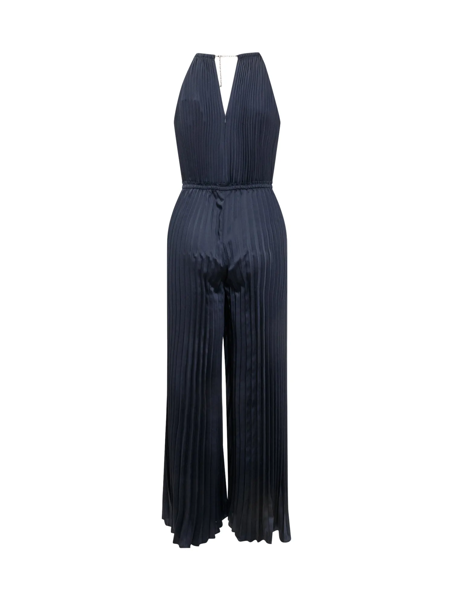 Michael Michael Kors Halterneck Pleated Jumpsuit