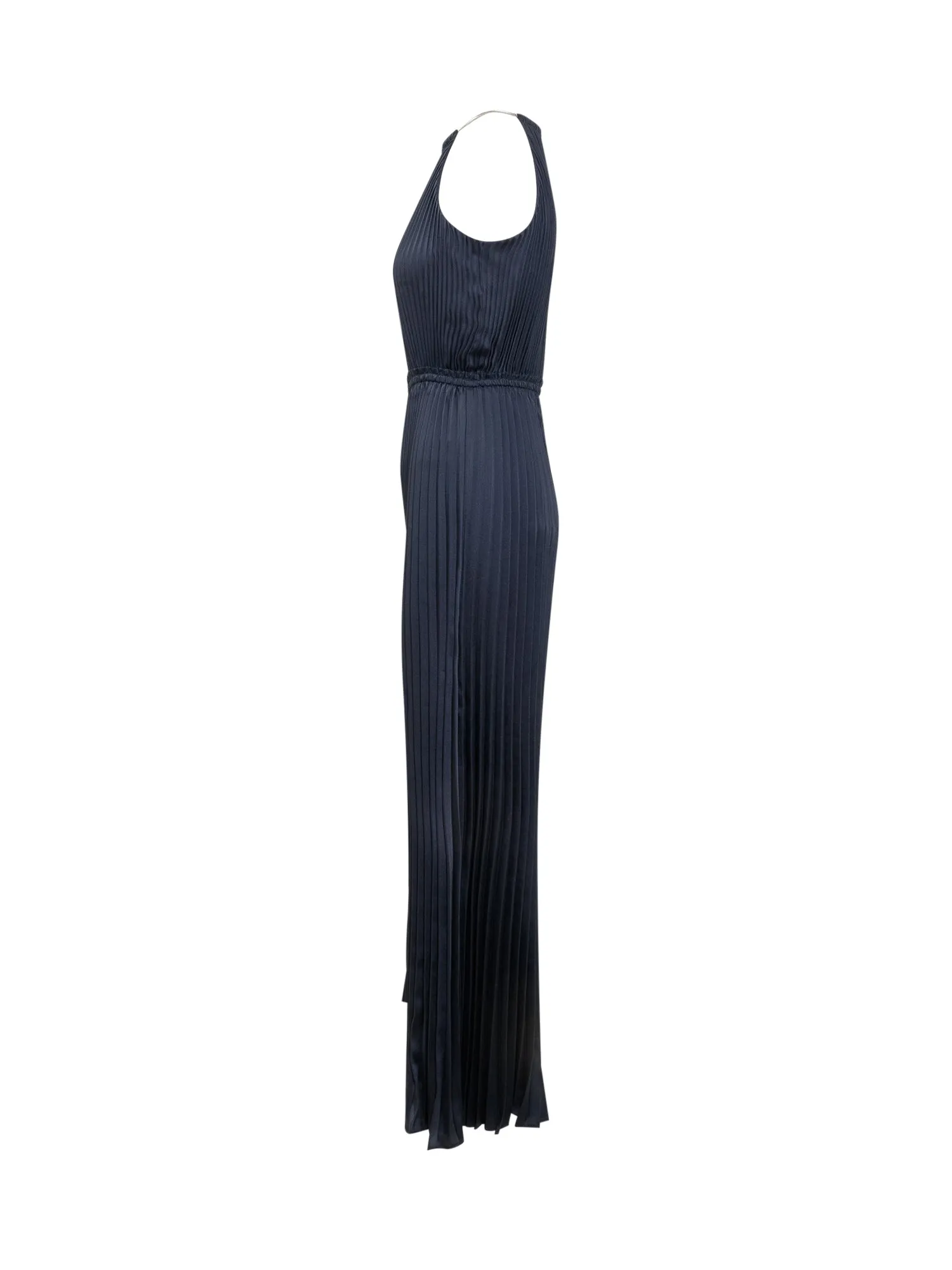 Michael Michael Kors Halterneck Pleated Jumpsuit