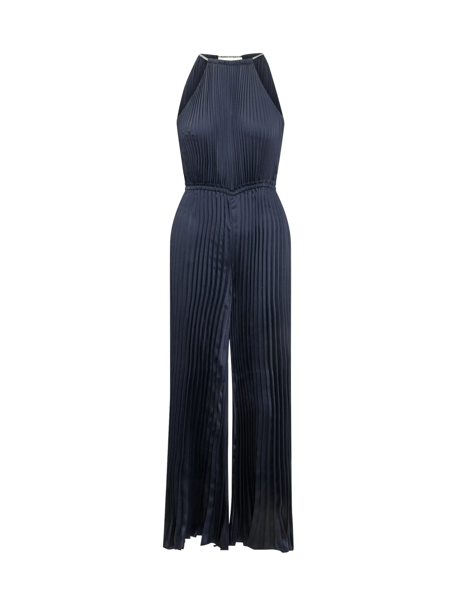 Michael Michael Kors Halterneck Pleated Jumpsuit