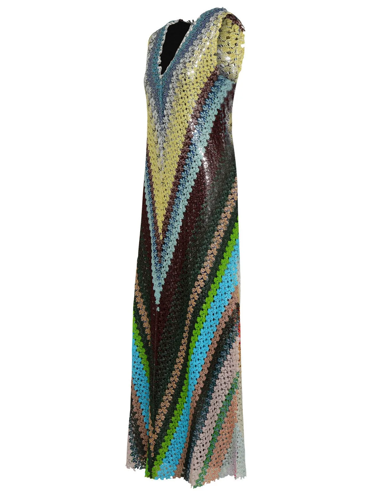 Missoni Zigzag Sleeveless Maxi Dress