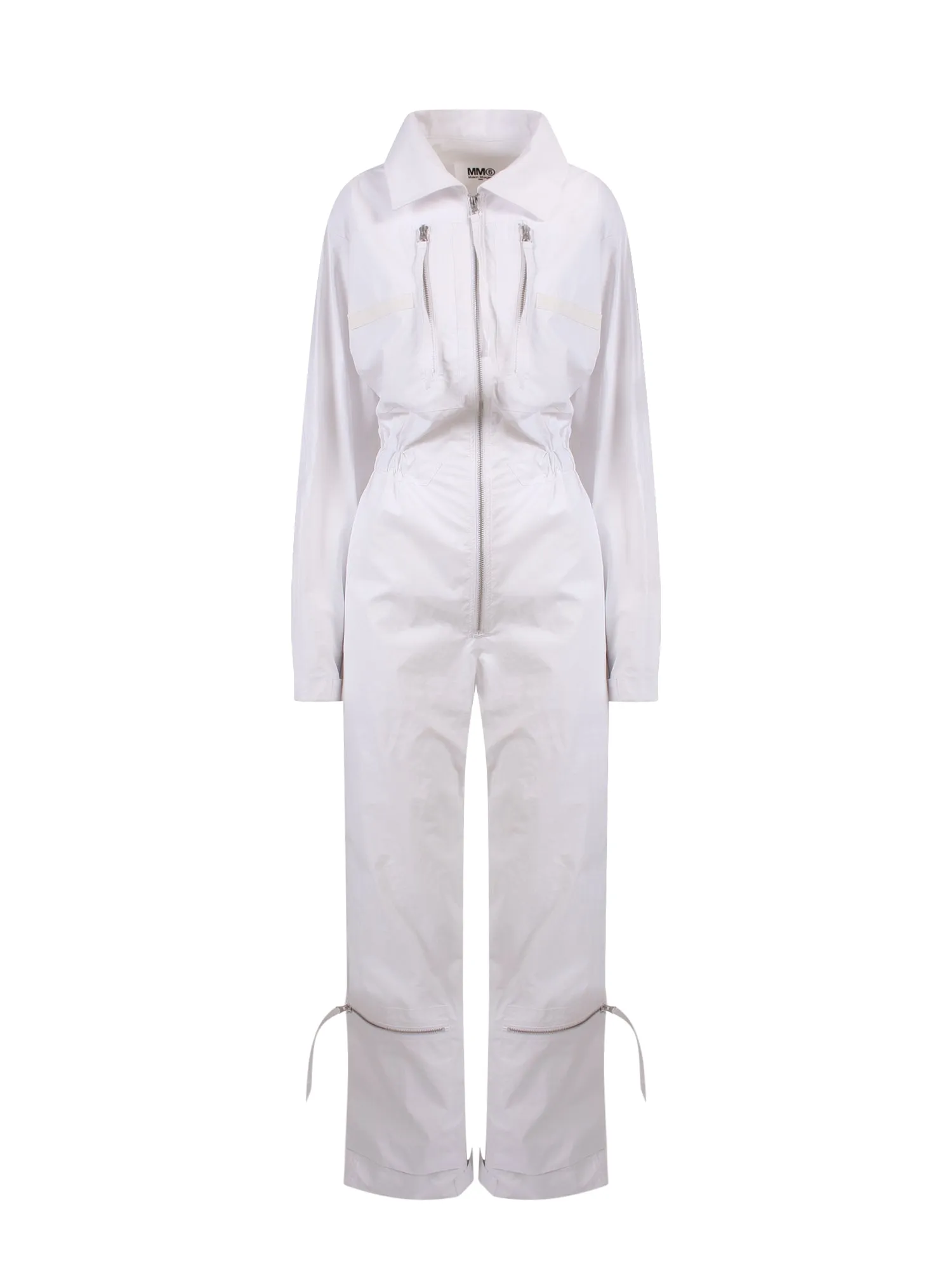 MM6 Maison Margiela Zipped Long Sleeved Jumpsuit