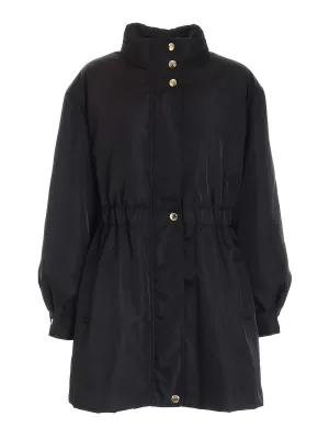 Moschino Logo Charms Elasticated-Waist Coat