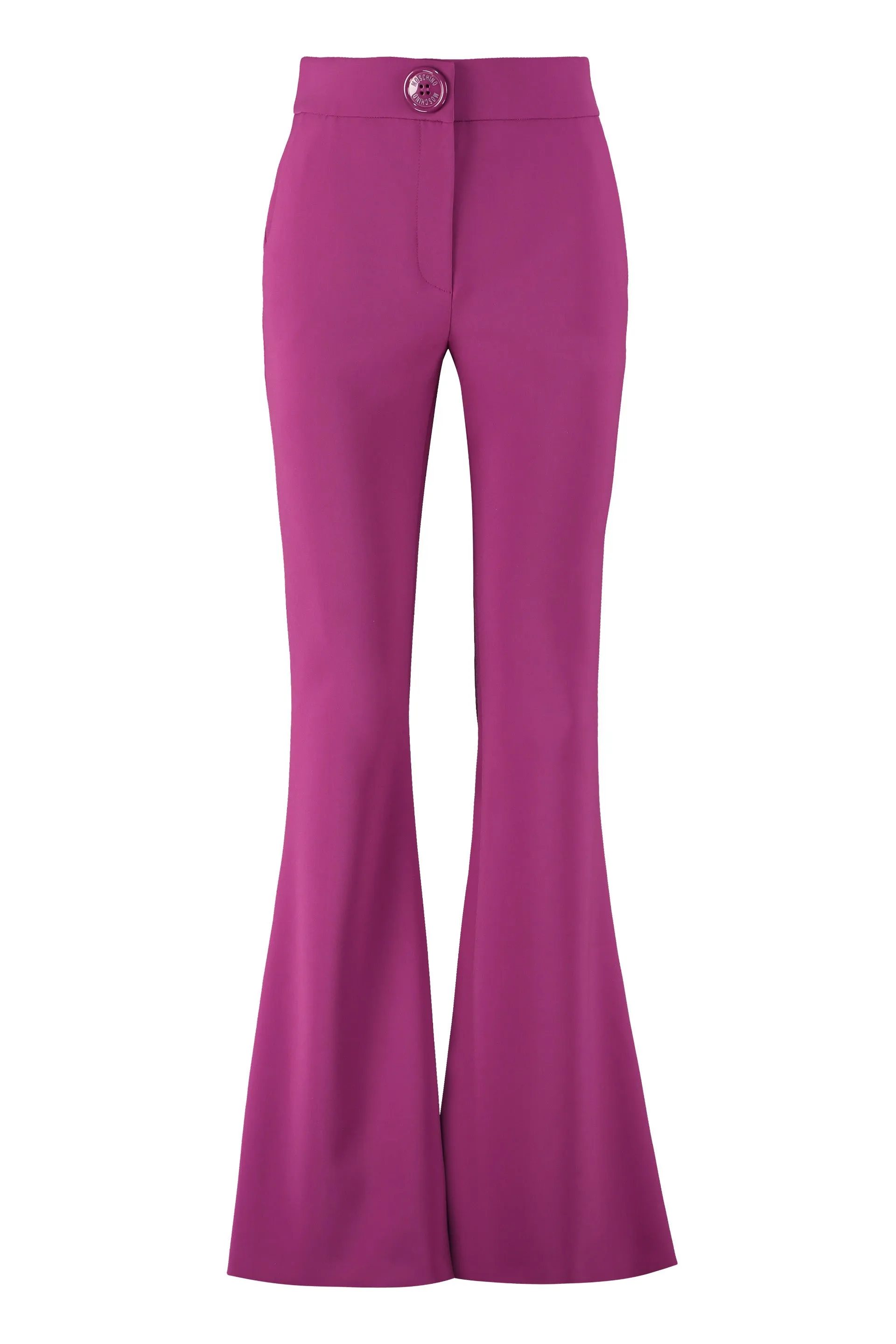 Moschino Macro Buttoned Flared Jeans