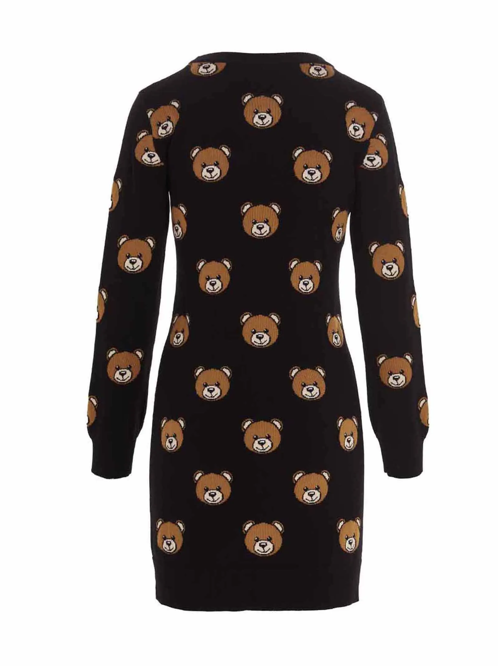 Moschino Teddy Jacquard Knitted Dress