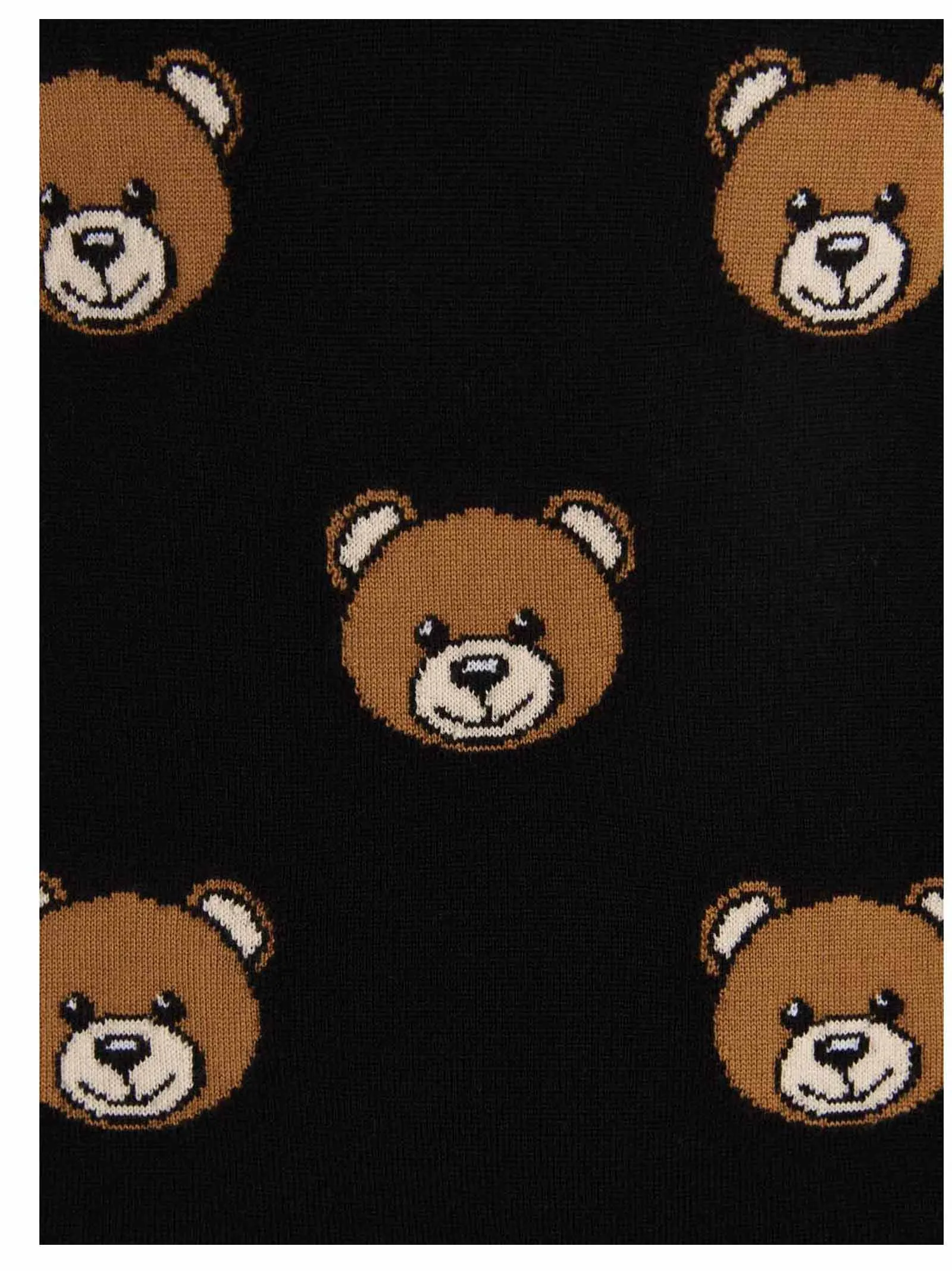 Moschino Teddy Jacquard Knitted Dress
