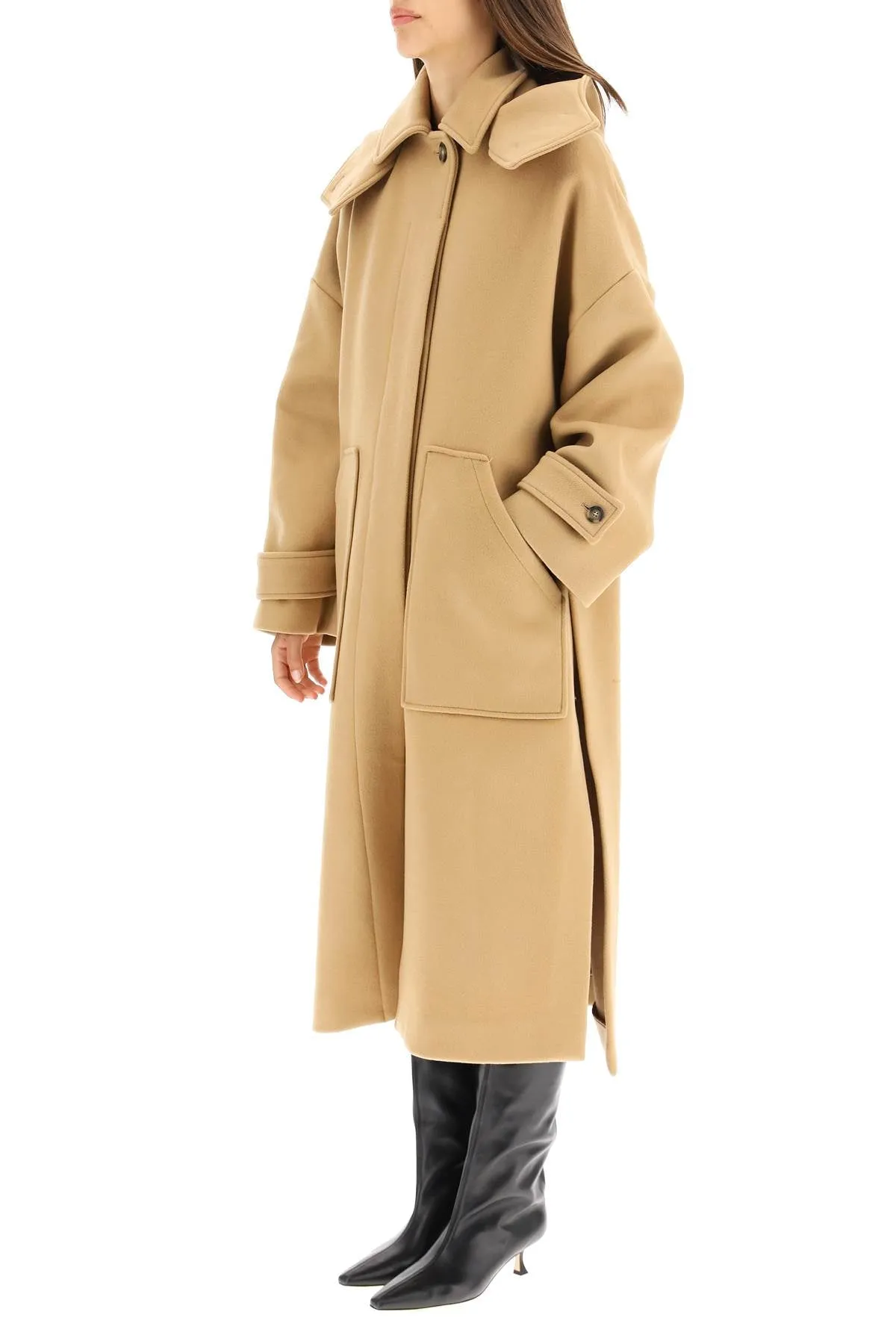 MSGM Buttoned Hooded Coat