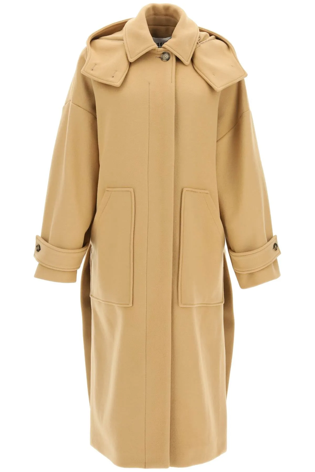 MSGM Buttoned Hooded Coat