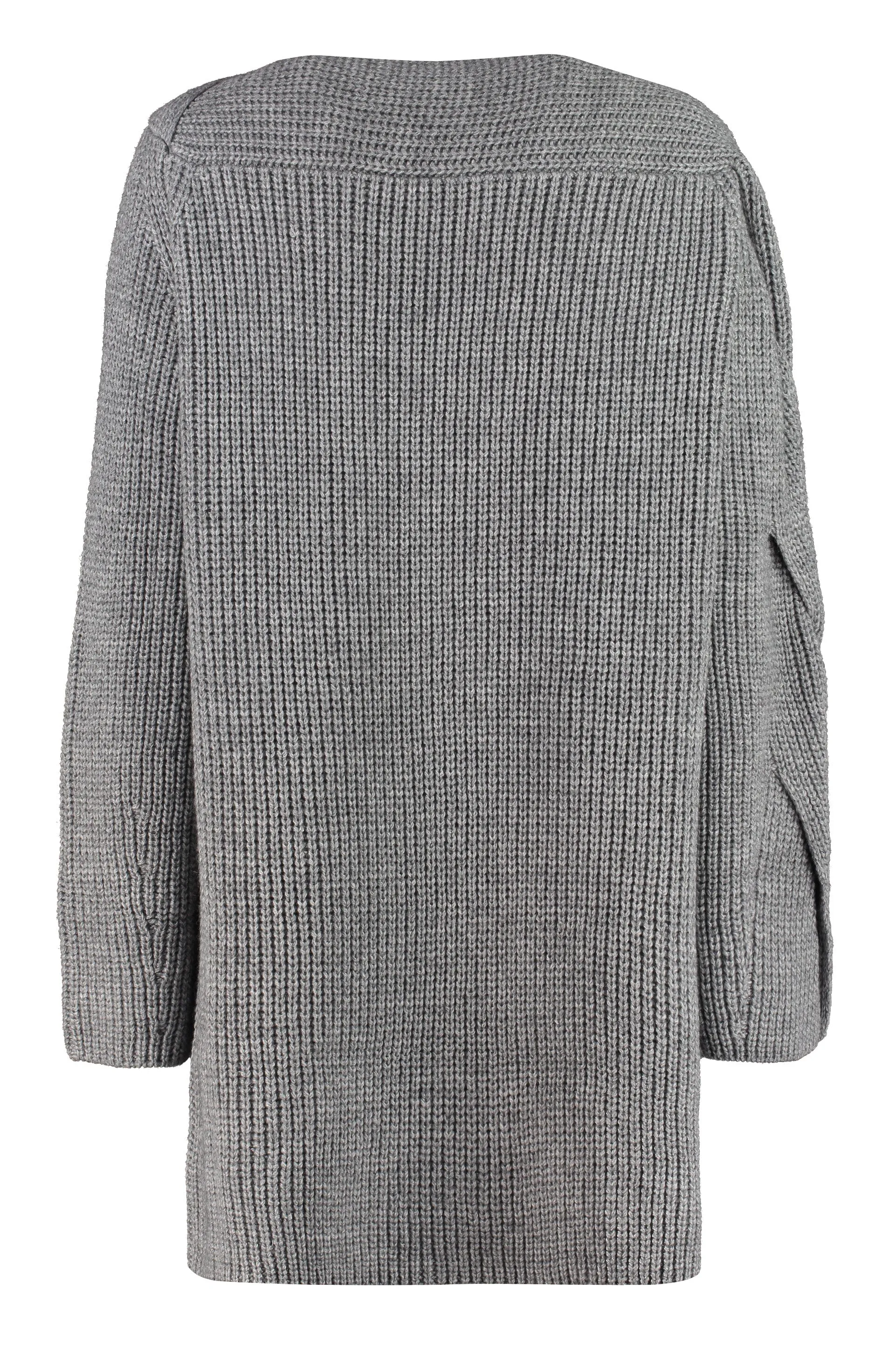 MSGM Chunky-Knit Crewneck Dress
