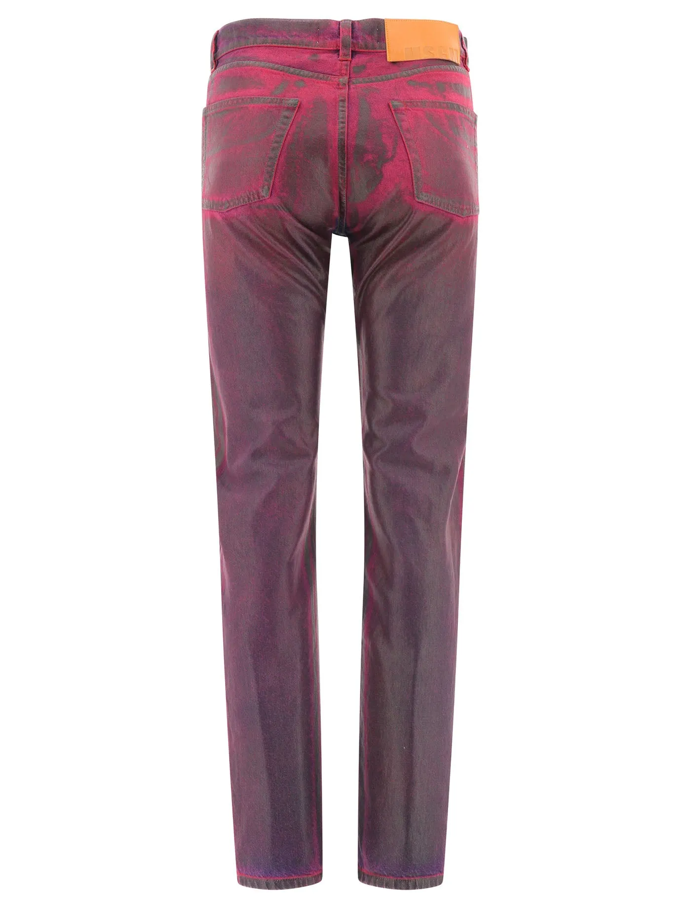 MSGM High Waisted Faded Jeans