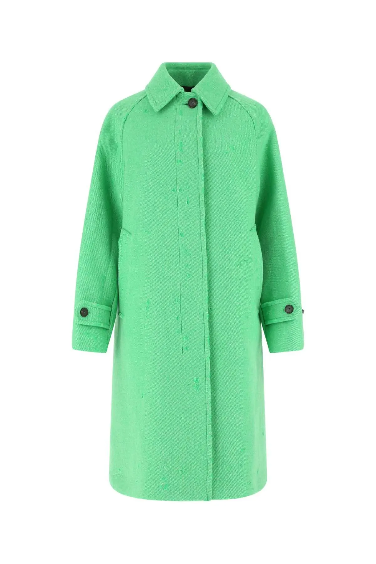 MSGM Oversized Distressed Coat