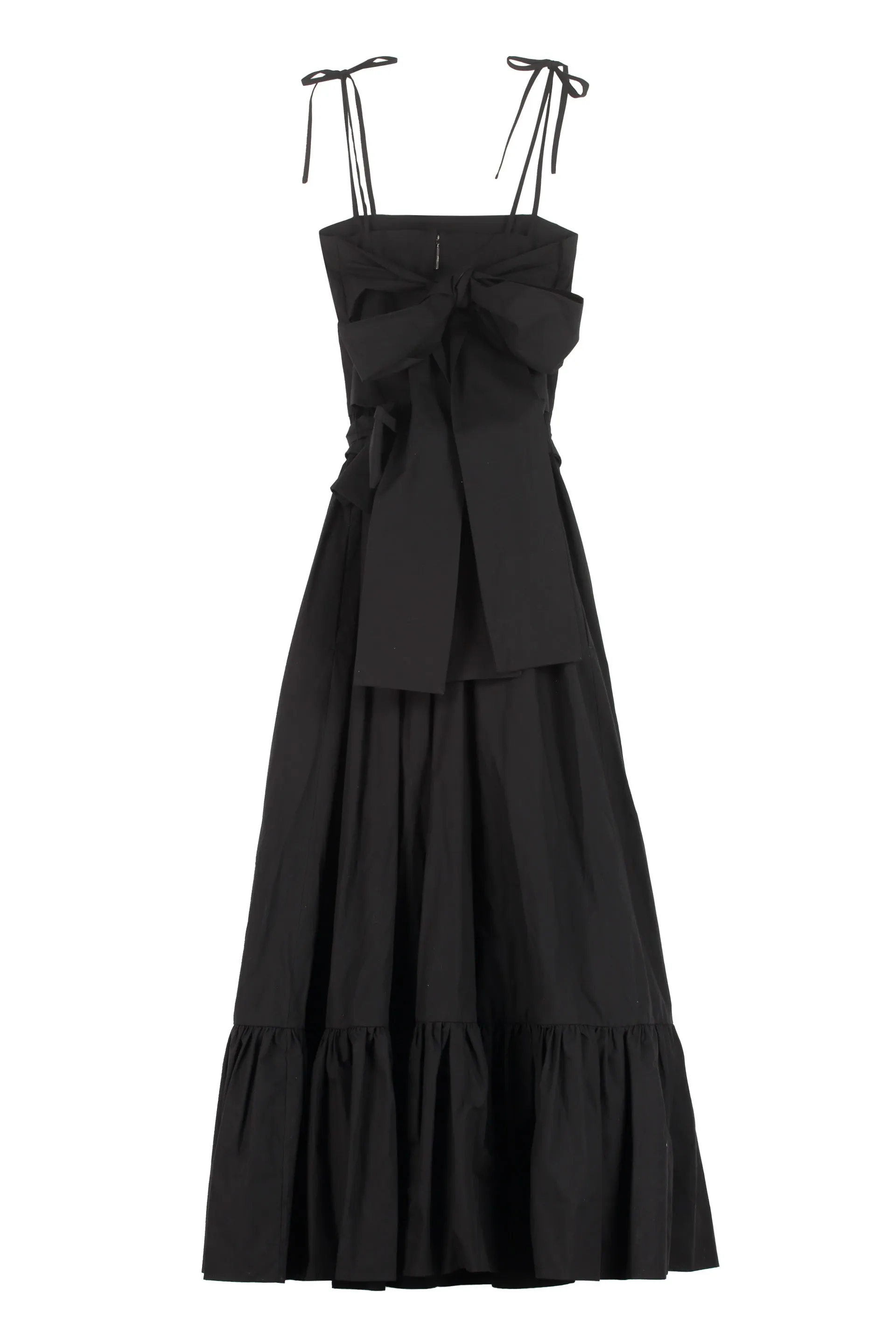 MSGM Tied Waist Strapped Dress