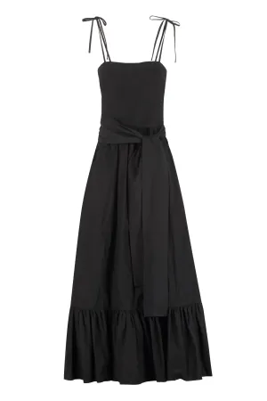 MSGM Tied Waist Strapped Dress