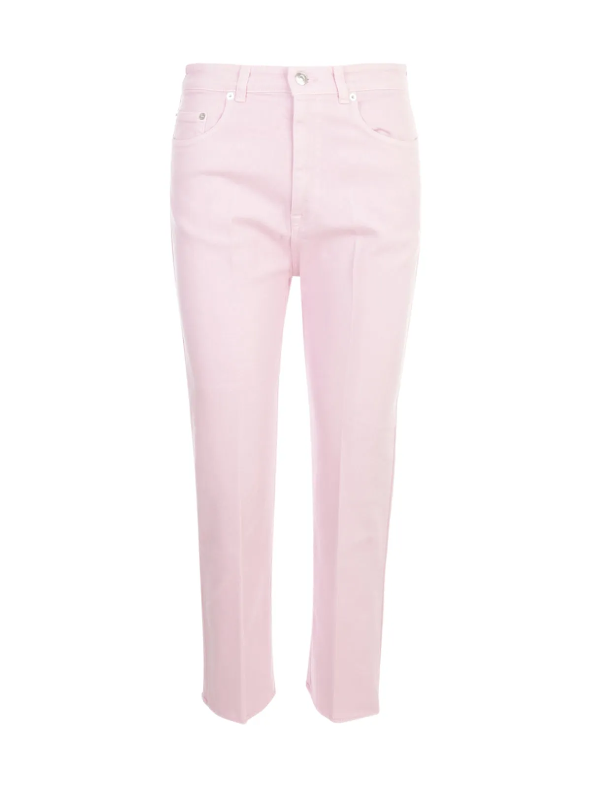 N21 Logo Patch Cropped Jeans