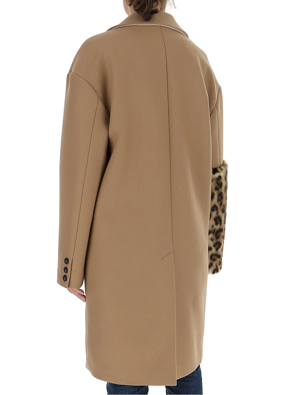 N21 Panel Sleeve Detailed Coat