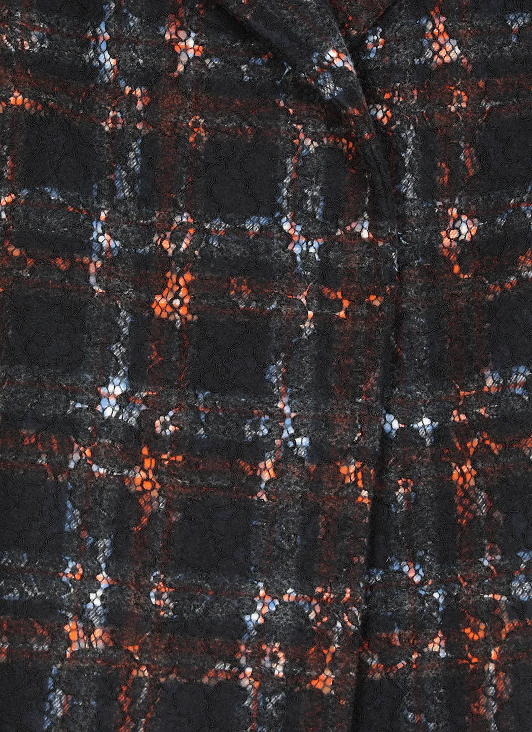 N21 Tartan Long-Sleeved Oversize Coat