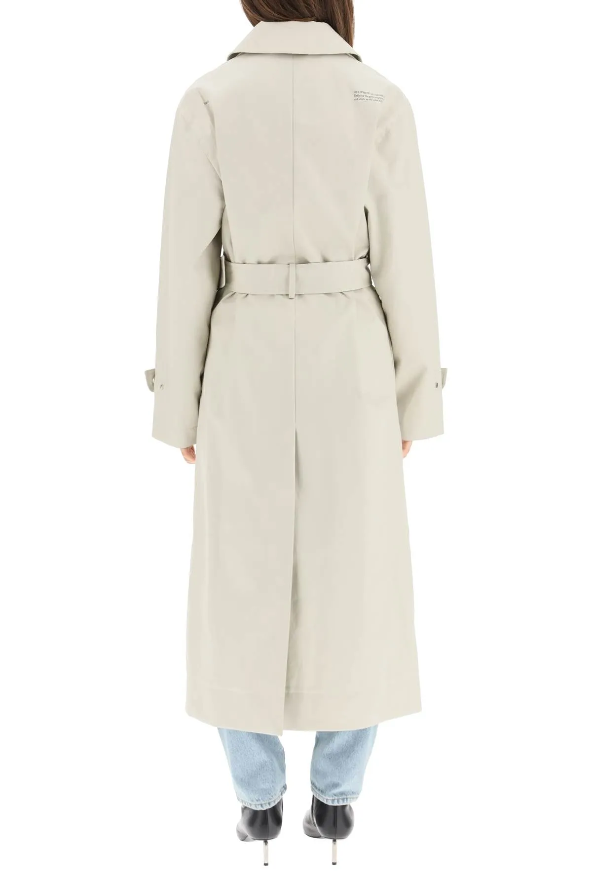 Off-White Belted Trench Coat