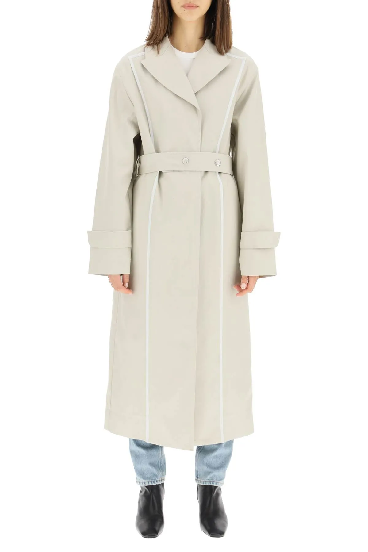 Off-White Belted Trench Coat