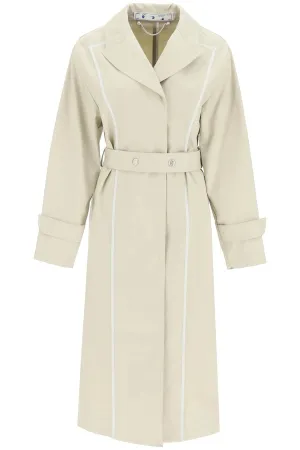 Off-White Belted Trench Coat