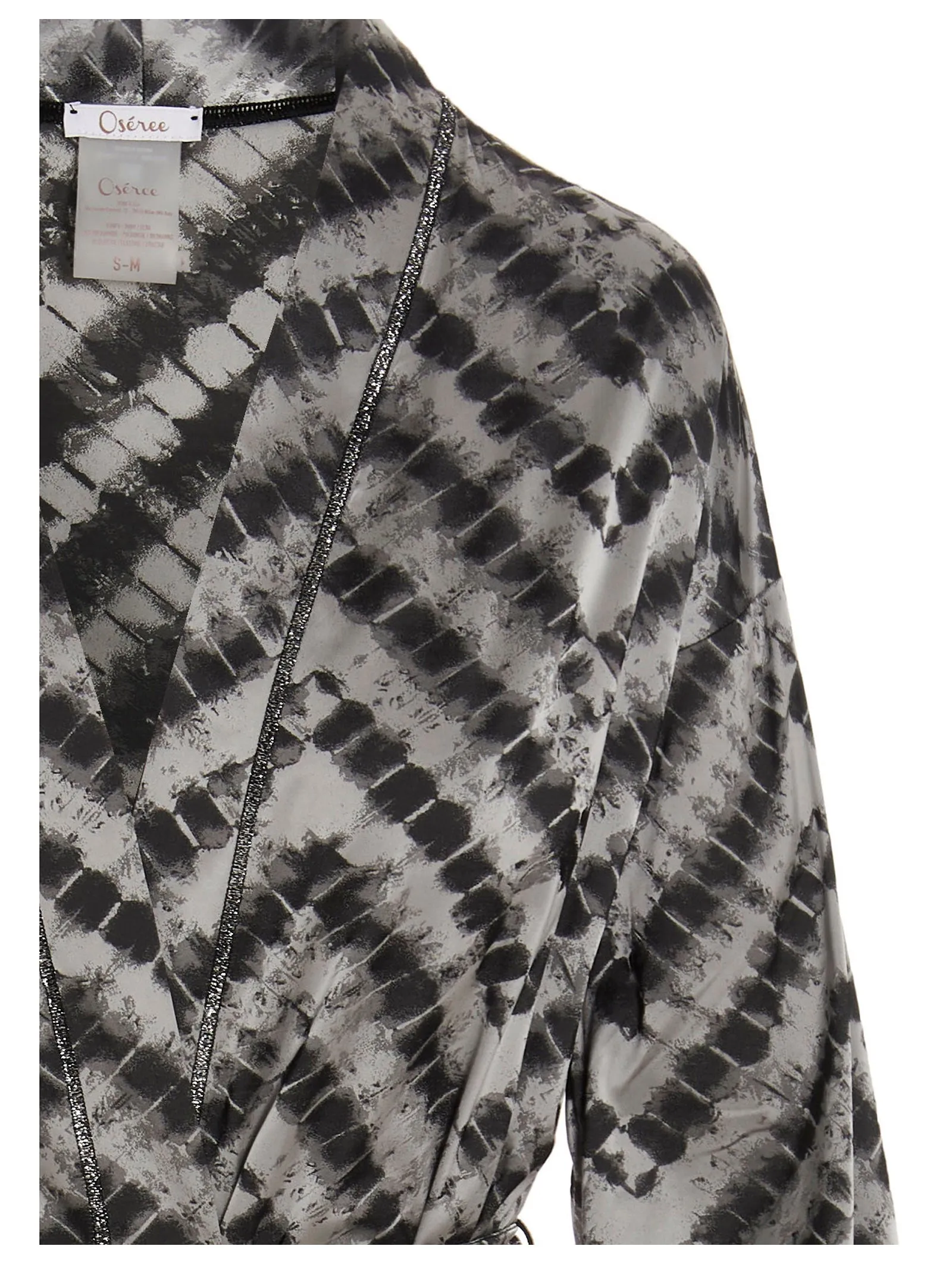 Osree Chevron Knit Tied Waist Coat