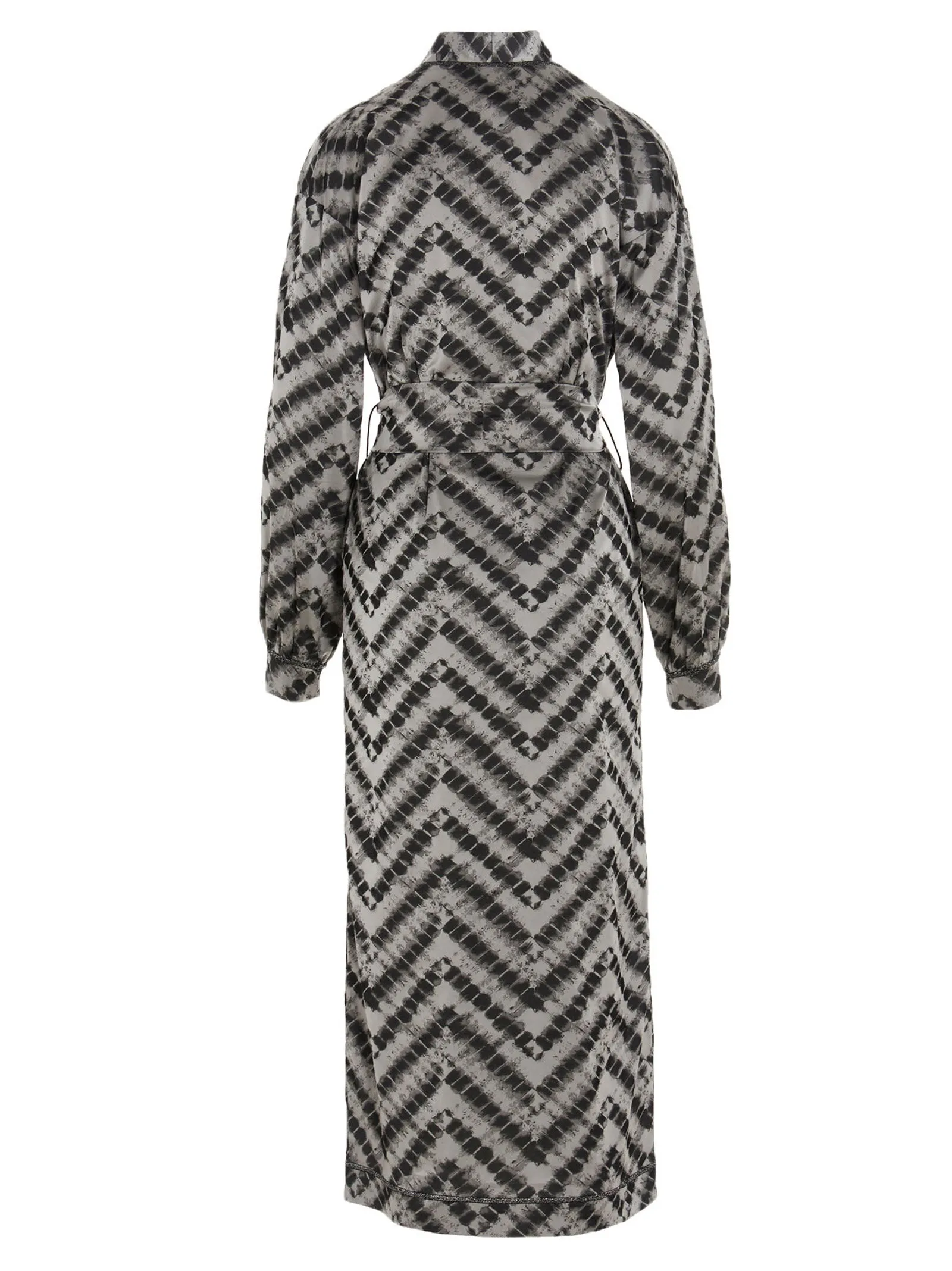 Osree Chevron Knit Tied Waist Coat