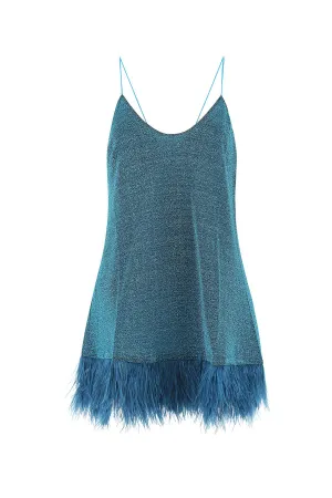 Osree Sleeveless Embellished Mini Dress
