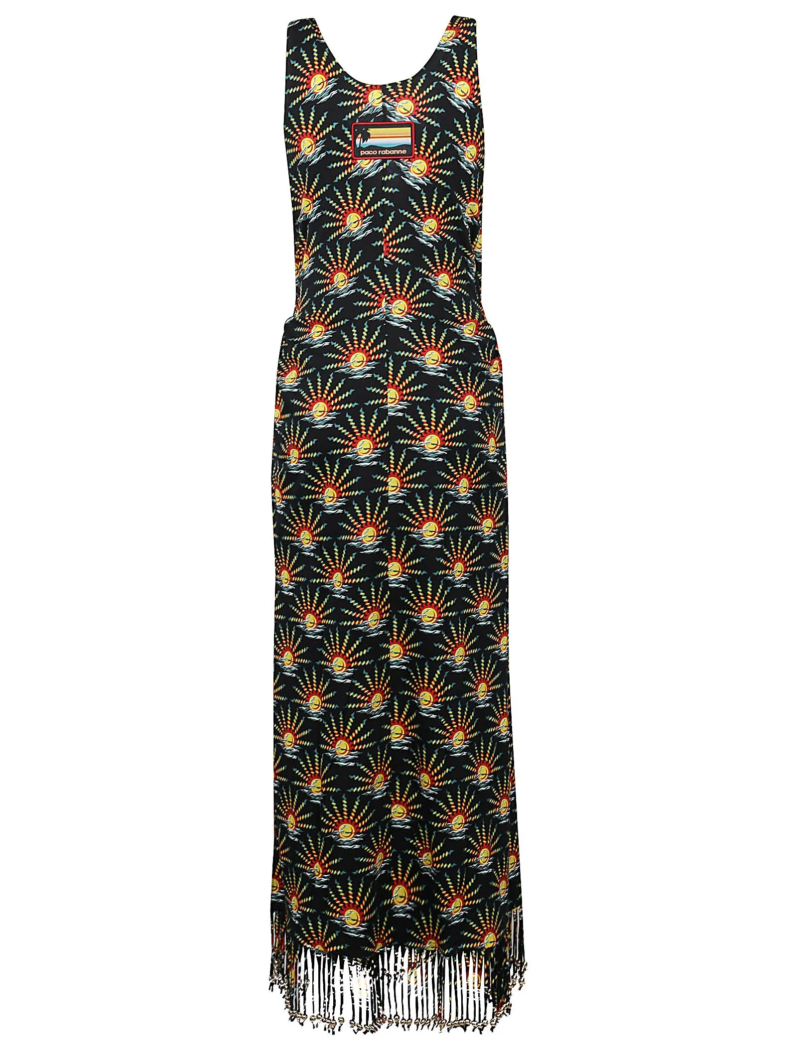 Paco Rabanne Fringed Sleeveless Dress