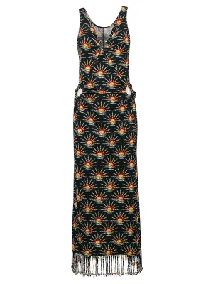 Paco Rabanne Fringed Sleeveless Dress
