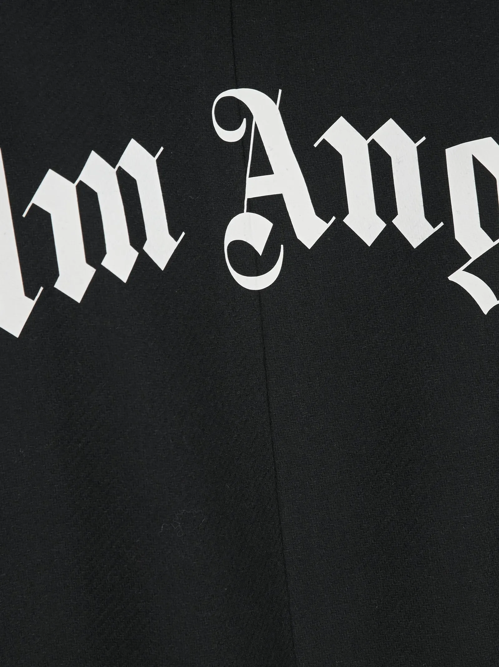 Palm Angels Back Logo Printed Coat