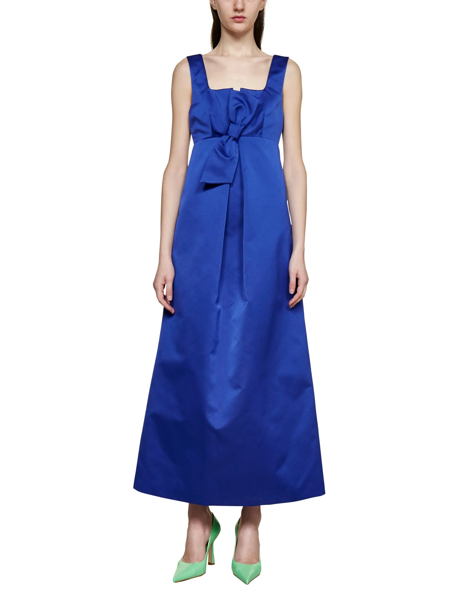 P.A.R.O.S.H. Bow Detailed Maxi Dress