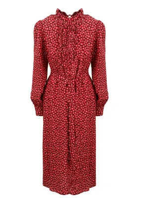 P.A.R.O.S.H. Floral Printed Midi Dress