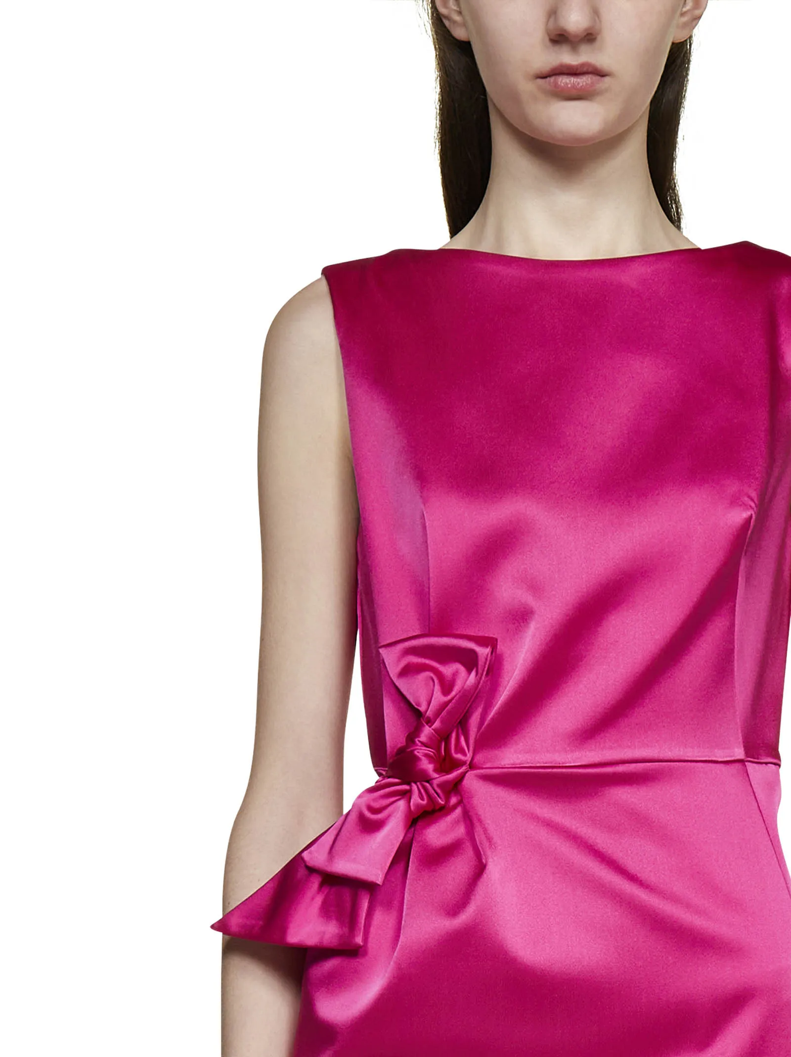P.A.R.O.S.H. Knot Detail Midi Dress