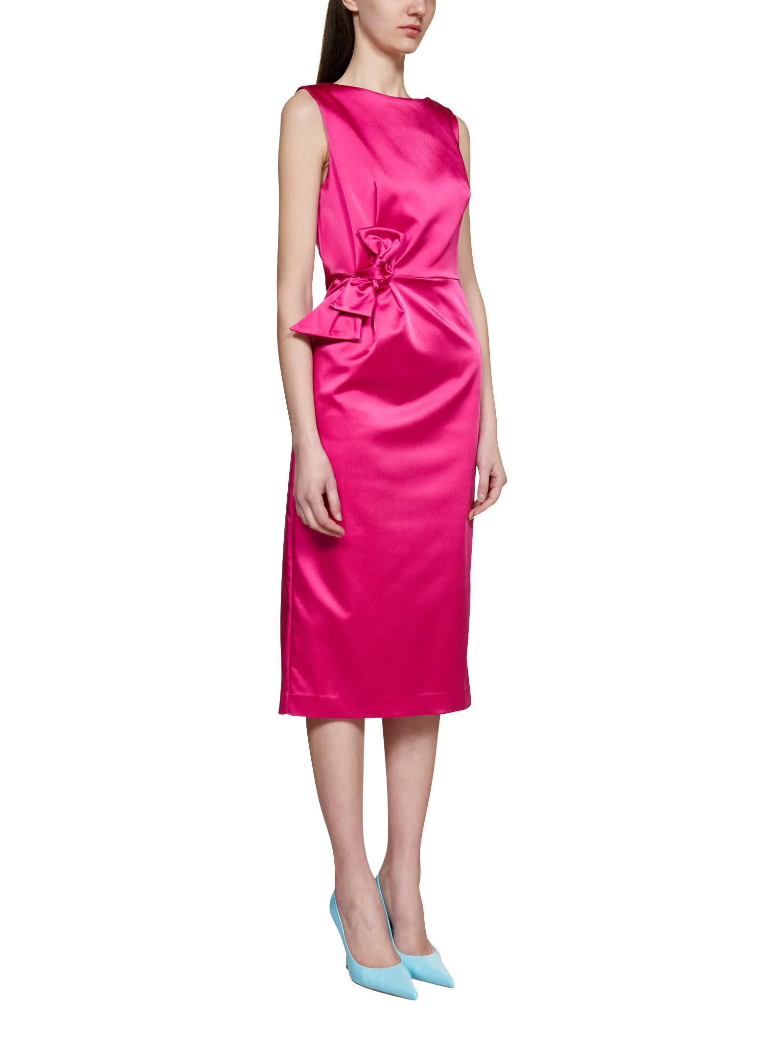 P.A.R.O.S.H. Knot Detail Midi Dress