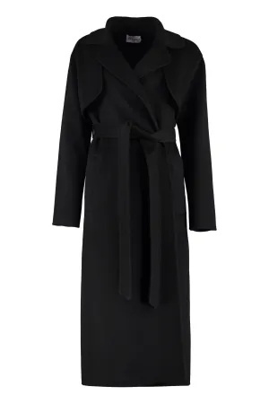 P.A.R.O.S.H. Long-Sleeved Belted Coat
