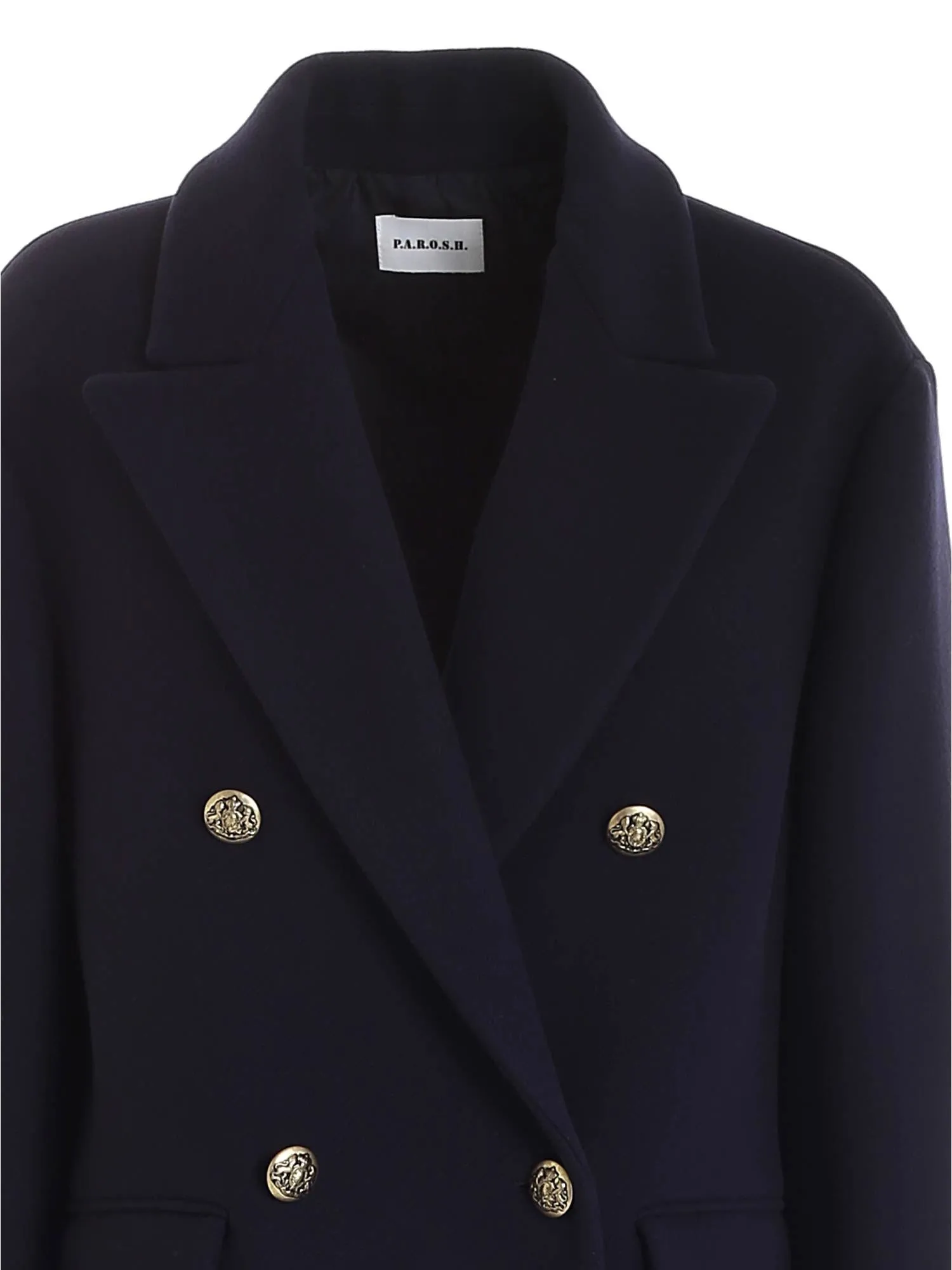 P.A.R.O.S.H. Long Sleeved Double-Breasted Coat