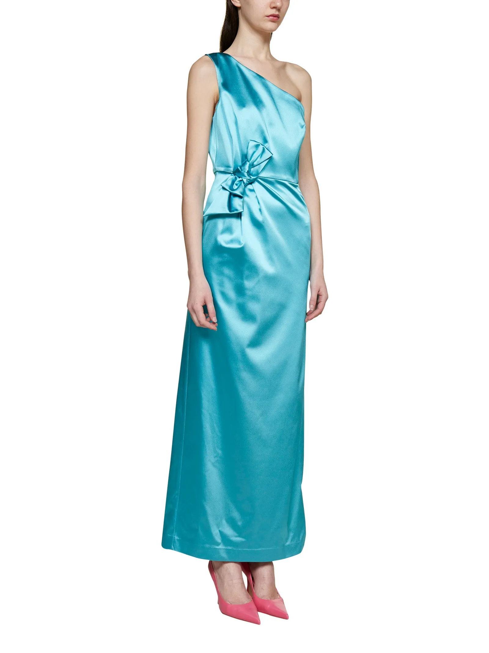 P.A.R.O.S.H. One-Shoulder Maxi Dress