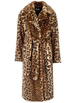 P.A.R.O.S.H. Printed Belted Coat